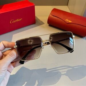 Carite early spring new large frame sunglasses